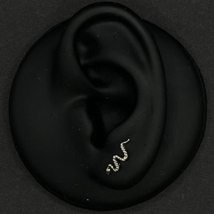 Titanium snake stud